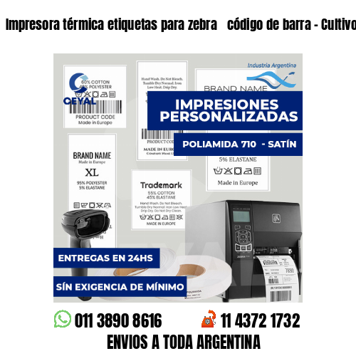 Impresora térmica etiquetas para zebra  código de barra - Cultivo de flores